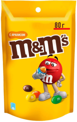 M&M`s Арахис 80гр