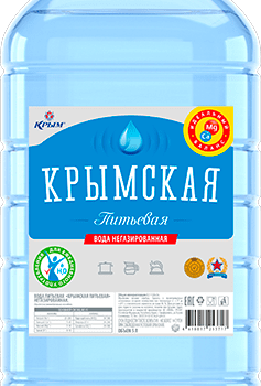 Питьевая вода Негазированная "Крымская питьевая" 5л ПЭТ