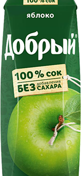 Добрый Сок Яблоко (100% сок) 1л