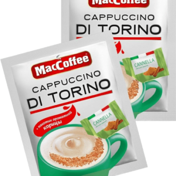 ТМ "MacCoffee" Cappuccino di Torino с корицей