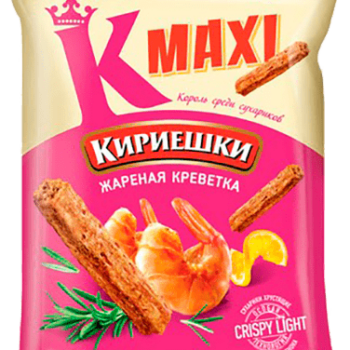 Сух.Кириешки Maxi 60г/40 жареная креветка