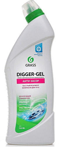 Гель для чистки труб "Digger-gel" 750мл