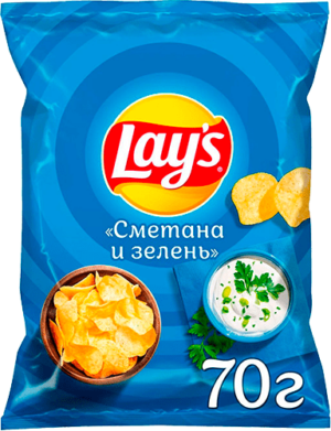 Лейз Сметана Зелень 70г