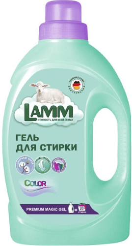 Жидкий порошок стиральный LAMM Color 1300г