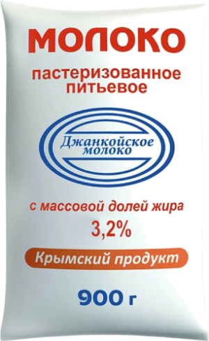 Молоко 3,2% 0,9 п/э дж