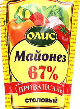 Майонез ОЛИС Провансаль стол.67% дпак 200 мл.