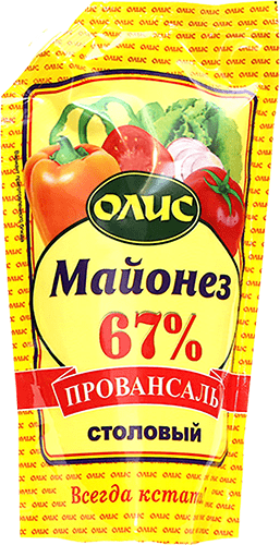 Майонез ОЛИС Провансаль стол.67% дпак 200 мл.