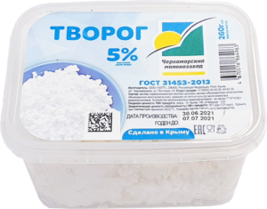 Творог 5% фас.500гр., ЧЗПТ