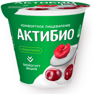 АктиБио Биойогурт обогащ. Вишня 2,9% 220г Форм.ст.ГЛ6 (шт.)