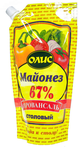 Майонез ОЛИС РОССИЯ Прованс.классич.50% д/пак 200 мл. *20