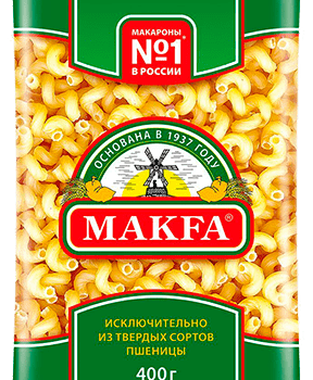 Макароны Макфа Витки в/с 400г.