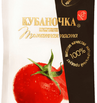 Томатная паста "Кубаночка" 25% 100гр, 365дней (шт.)