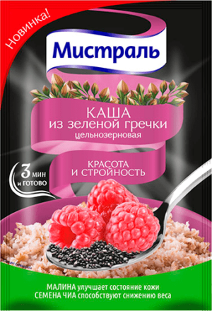 Каша гречневая "Мистраль" Красота и стройность 40гр 1/12