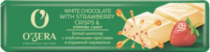 Шоколад бел.OZera White straw.and pop.can. 45г