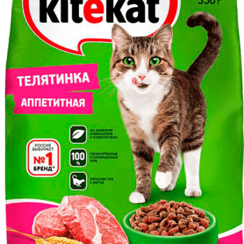 Kitekat Сух. 350г Телятина