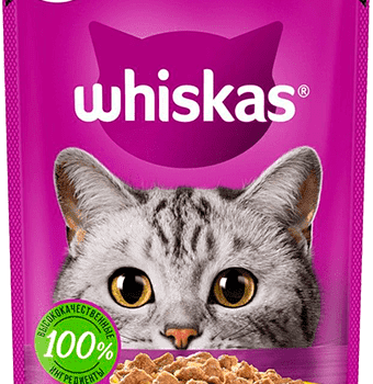 Whiskas Пауч 75г Желе Курица