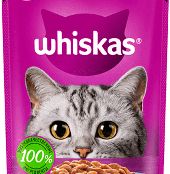 Whiskas Пауч 75г Рагу Форель/Лосось