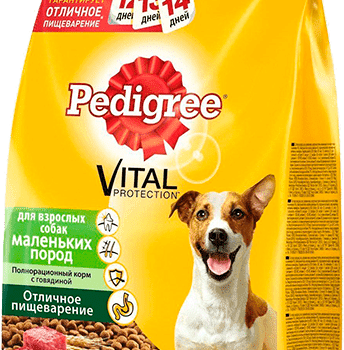 Pedigree Сух. 600 гр Для вз.собак малых пород Говядина