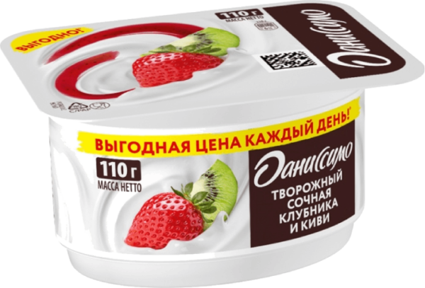 Даниссимо Продукт твор.с напол."сочная клубн.и киви" 5,6%110гФ.ст.ГЛ8 (шт.)