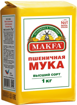 Мука в/с/бакалея/Макфа/1000/10