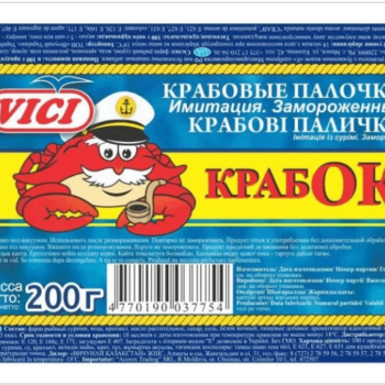 Крабовые палочки  "Краб ОК" ТМ VICI,  240 гр.