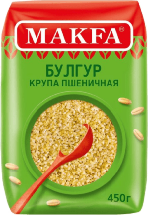 Булгур пшеничная крупа, 0,450, ТМ Макфа