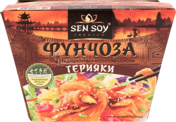 Фунчоза под Японским соусом ТЕРИЯКИ СэнСой (кор. 125гр.)