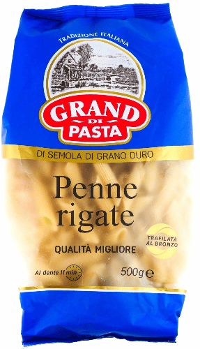 Макароны Grand di Pasta перья 500г