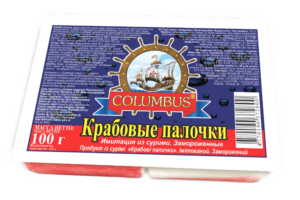 Крабовые палочки ТМ Columbus, 100 гр.